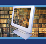 Computer Screen and Library