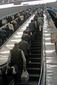 Parliament Station Escalator